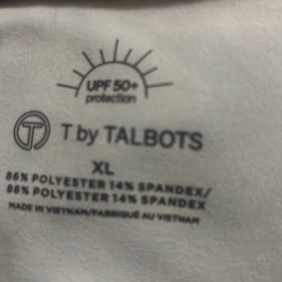 T BY‎ TALBOTS 1/4 ZIP FLORAL JACKET SIZE XL - Picture 5 of 8